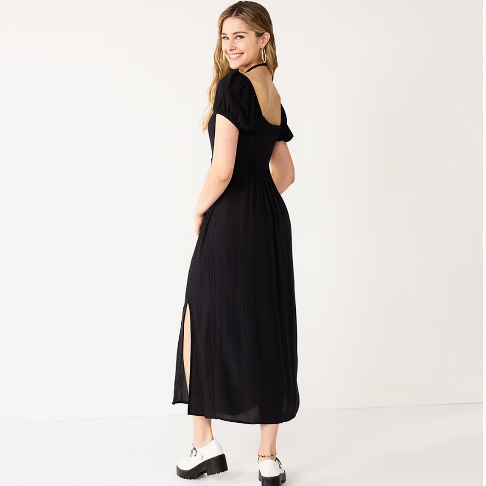 NWT Cinched Cutout Midi Dress